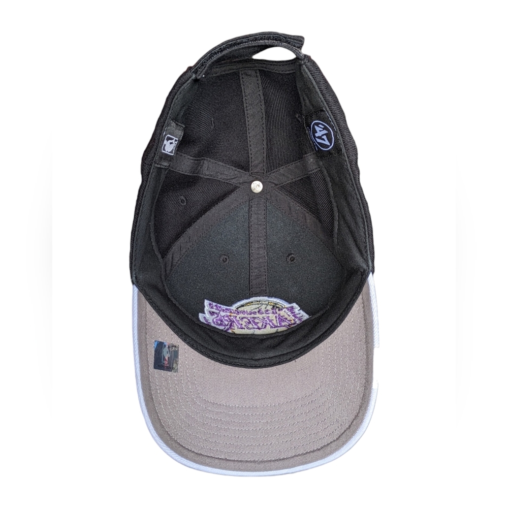 Los Angeles Lakers Basketball Vintage Embroidered Adjustable 47 Brand Hat Cap - Picture 11 of 15